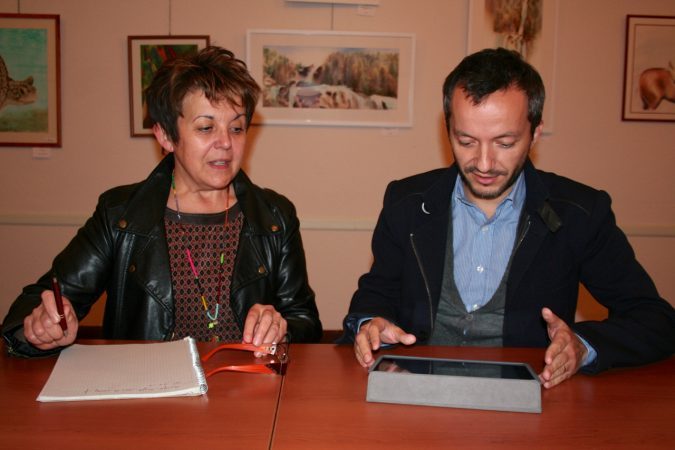 Maryse Vezat et Sébastien Vincini