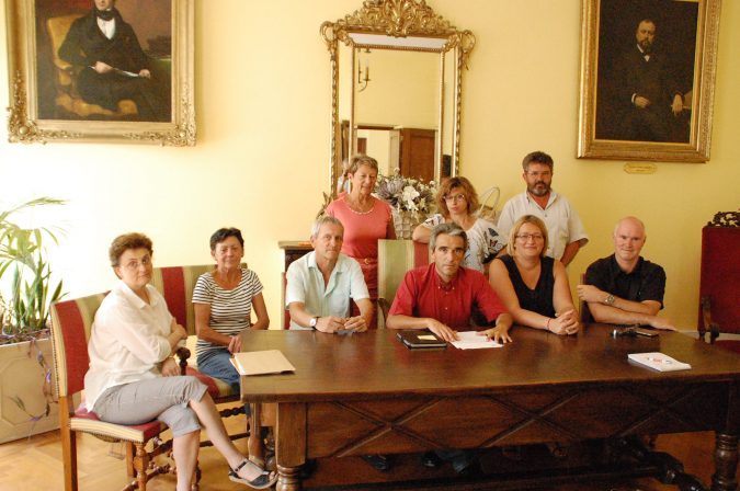 Le maire et ses adjoints