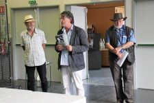 Pascal Bajen, conseiller Municipal, ouvre le salon