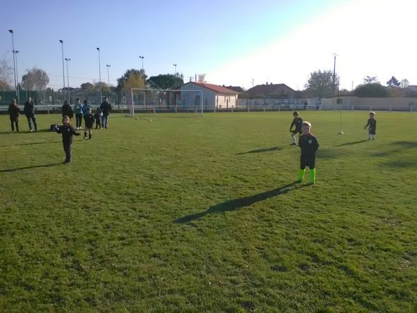 les U7 au plateau de LONGAGES