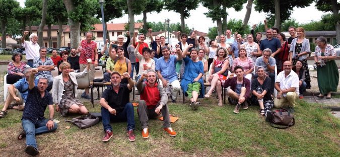 Lors de l'assemblée citoyenne à Venerque
