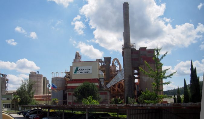 La cimenterie Lafarge à Martres Tolosane