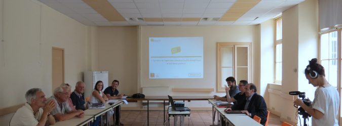 Les participants autour de G.Escaich.