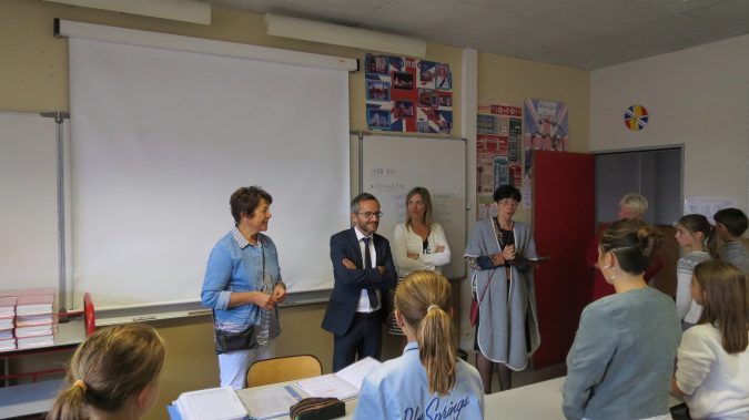 B.Héral accueille les élus