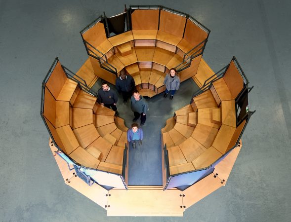 Une petite arène qui créée l'intime