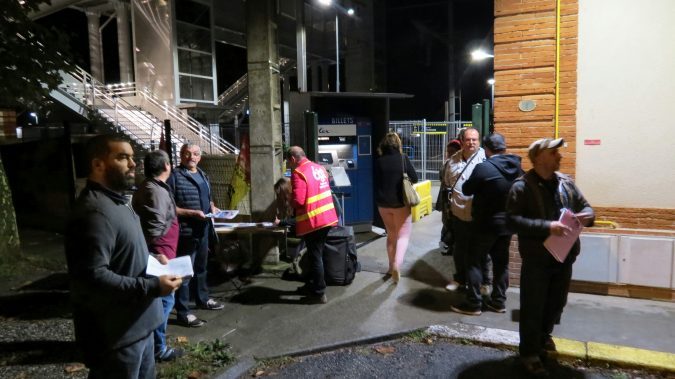 Le collectif mobilisé.