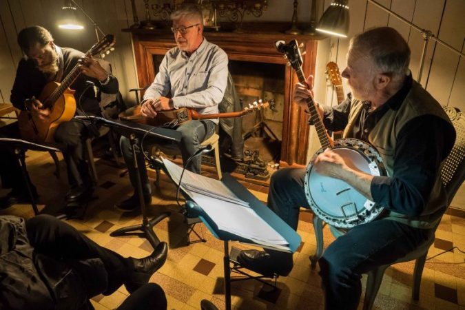 Le groupe Auzas Trio lors d'un précédent concert