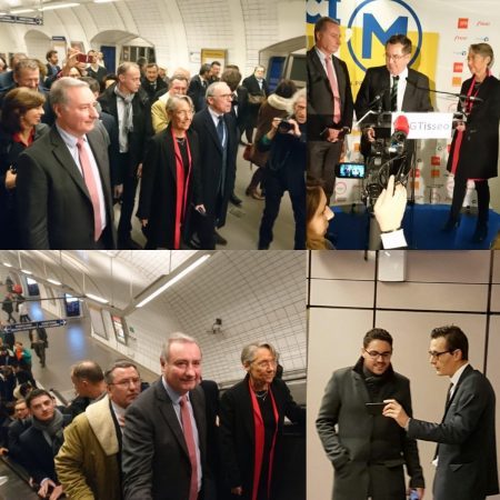 Lors de l'inauguration