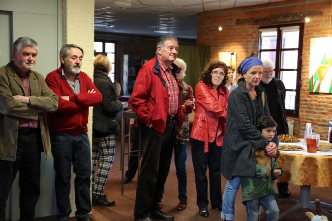 Lors d'une précédente exposition