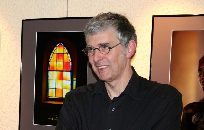 Pierre Rieu, lors d'un précédent vernissage