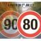 Limitation de vitesse à 80 km/h sur les routes départementales