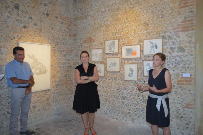 Les œuvres de Joëlle Château au Musée Abbal