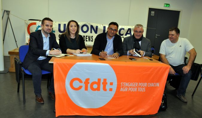 de G à D : D. Delaporte-Serre – J. Bedel-Navarro – T. Lataste – J. Rausa – B. Loubet