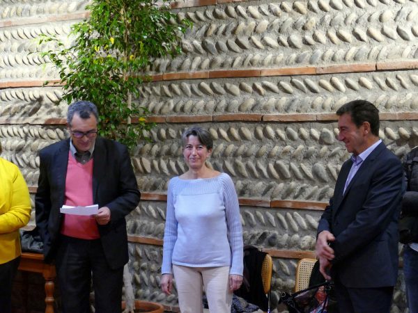 Catherine entre A.Bénarfa et B. Bros