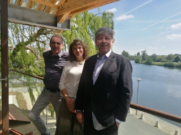 De gauche à droite: Michel Oliva, Eugénia Lopez et Didier Cujives