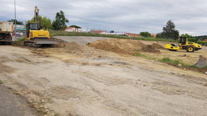 Les 2 courbes de la piste