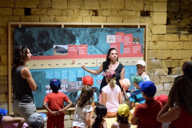 l’école de Saint-André ( Aurignac) a découvert l’abbaye le 27 juin dernier.