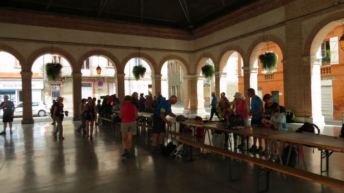 Lors de l'inauguration de Via Garona