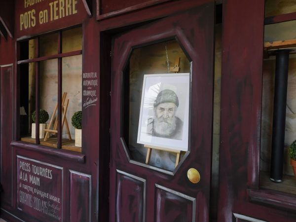 Les oeuvres ont été réalisées par les élèves de l'association