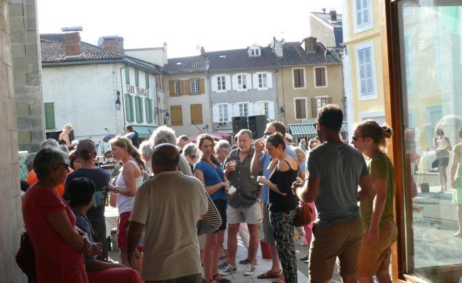 L'inauguration d'Aspet s'Expose, festival qui va tenir une bonne place dans les animations de l'été.