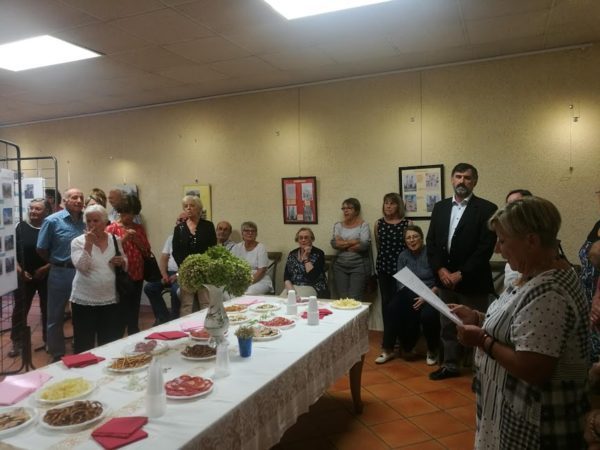 Gérard Capblanquet était présent au vernissage