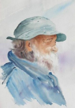 "Le vieux loup de mer" par Claudine Souques