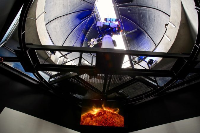 Une installation très impressionnante doublée d'un vrai défi technique réussi