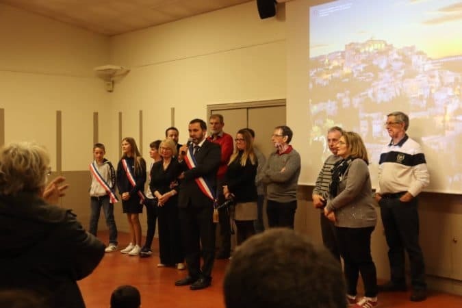 Avec son équipe municipale