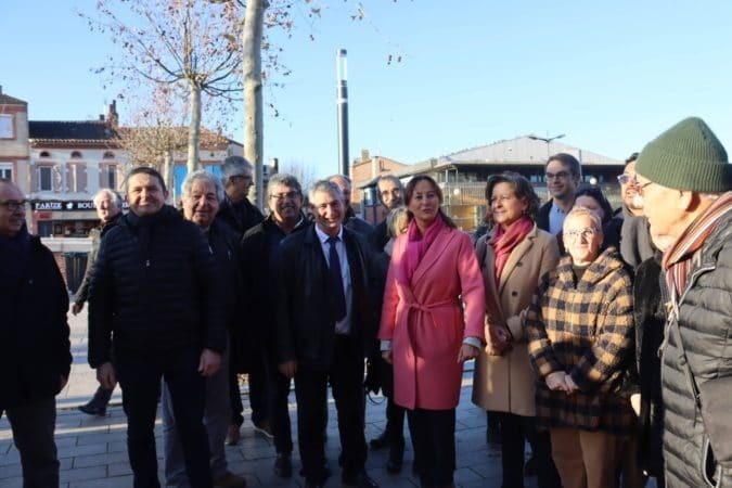 Les retrouvailles sur l'esplanade Niel