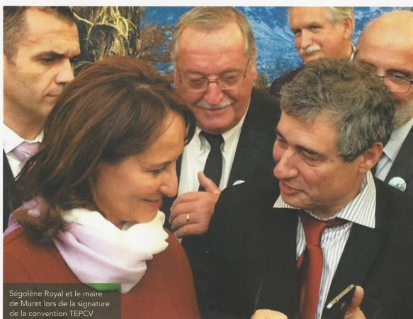 Ségolène Royal et André Mandement (Source: IntraMuret)