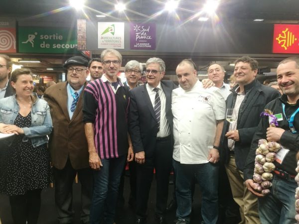 Georges Méric entouré des acteurs des filières d'excellence