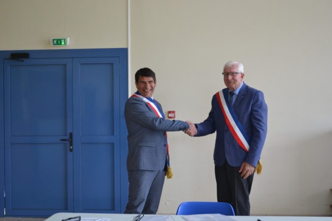 Passation entre Pierre Zordan et Jacques Servat