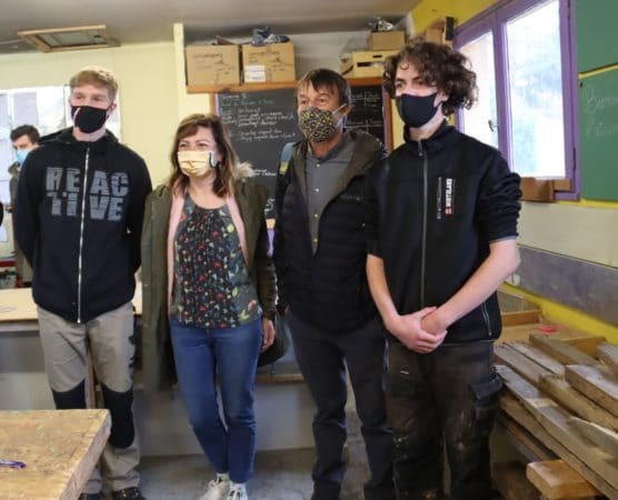 Dans l'atelier menuiserie