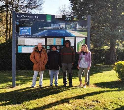 Le nouveau directeur Thierry Palomares (à gauche) et son équipe