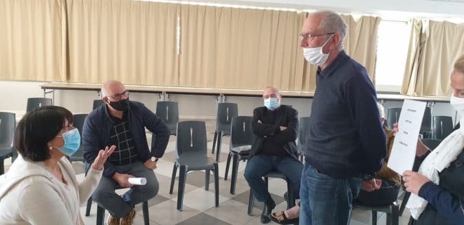 Exercice de situation pour un groupe d'élus