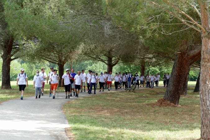 Arrivée au Bois de Castres