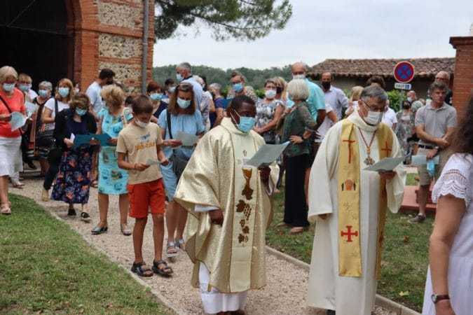 Départ de la procession