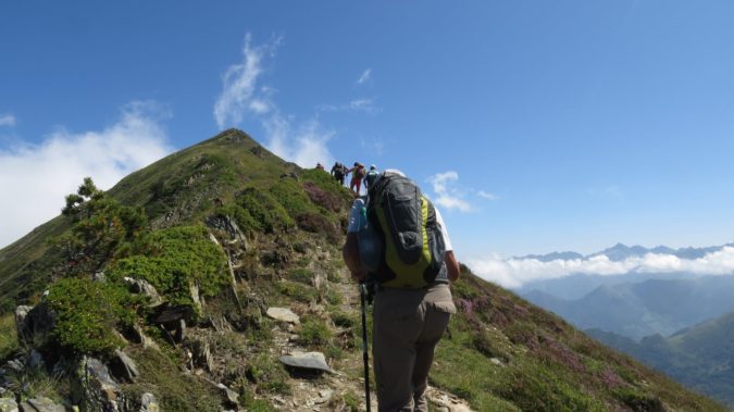 Le Pic de la Calabasse a tourné la tête aux marcheurs blajanais, souffle coupé devant la beauté du panorama.