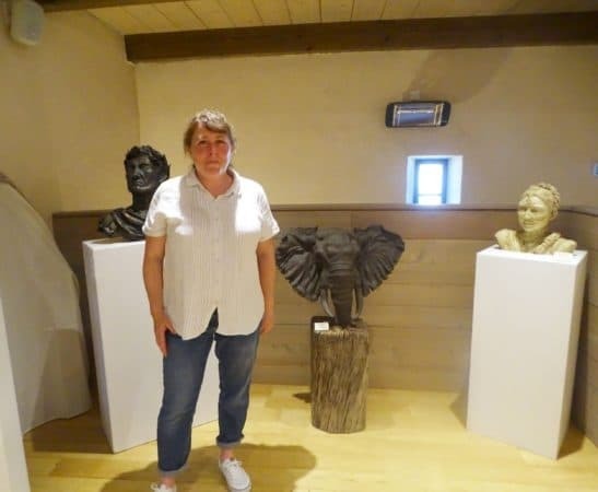 Le portrait de Valérie Gimenez, artiste du Comminges passionnée de modelage.