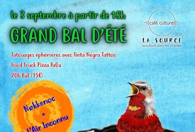 On entre dans la danse, tous au grand bal du 3 septembre au Café culturel La Source, à Thermes Magnoac.