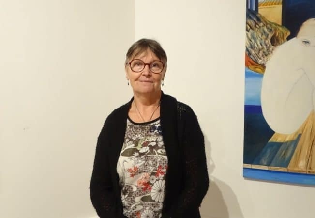 Gisèle Rumeau donne des cours de scrapbooking et création en papier, au Musée de Peinture de Saint Frajou.