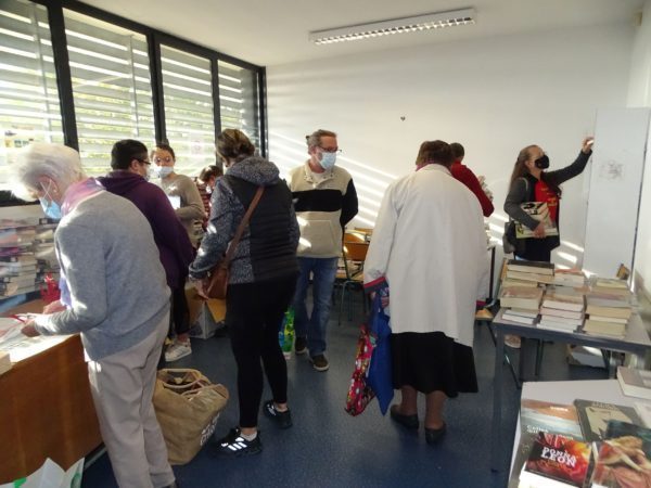 Des livres gratuits, une aubaine grâce au désherbage de l'association Gesse Lecture.