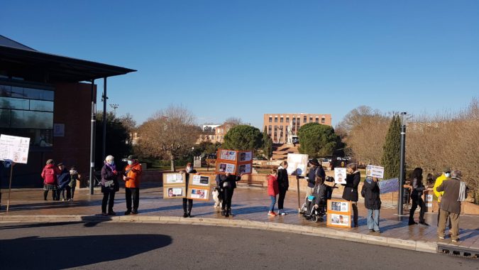 Une partie des manifestants