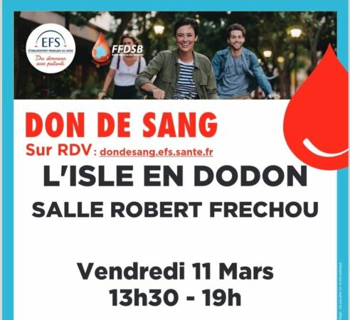 Le don de sang, un geste solidaire toujours plus nécessaire.