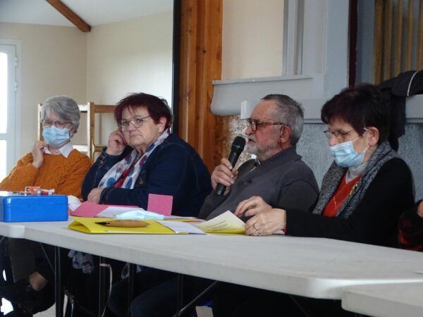 L'assemblée générale des Dynamiques du Tuco a eu lieu samedi 2 avril à Péguilhan Lunax (au centre les 2 coprésidents Claude Bertrand et Solange Pin).