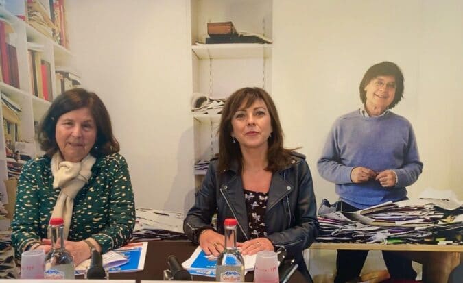 Carole Delga et l'épouse de Cabu