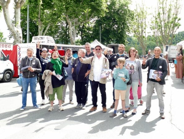 Christian Bex et ses partisans