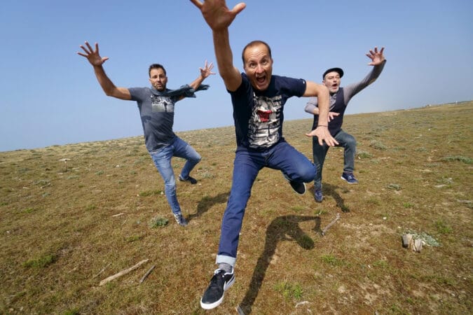 Le groupe Sangria Grat'8 en concert le 11 juin à Larroque (crédit photo Thomas Szczepanski).