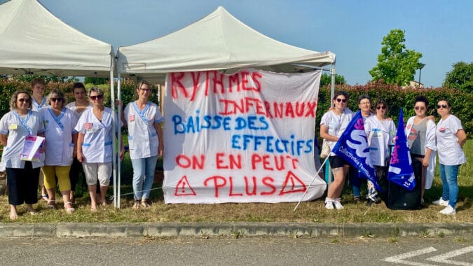Les grévistes motivées et qui veulent être entendue