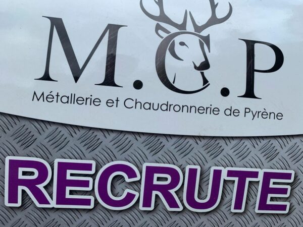 La métallerie chaudronnerie de Pyrène recrute un technico-commercial.